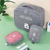 2 Pcs Large Capacity Emergency Bag Waterproof First Aids Organizers Portable Caregivers Bag Travel Medicine Storage Bag