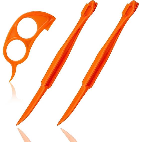 Orange Peeler Tools Citrus Peel Cutter Plastic Fruit Vegetable Slicer Cutter Lemon Peeler Opener Remover Fruit Tools Kitchen Accessories Cooking
