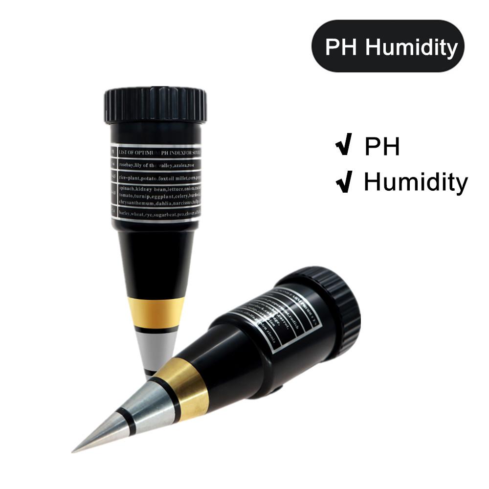 Soil Ph Meter Tester EC Meter for Soil PH TDS CF Sunlight Moisture Humidity Garden Temp Soil Moisture Sensor Gauge Optional