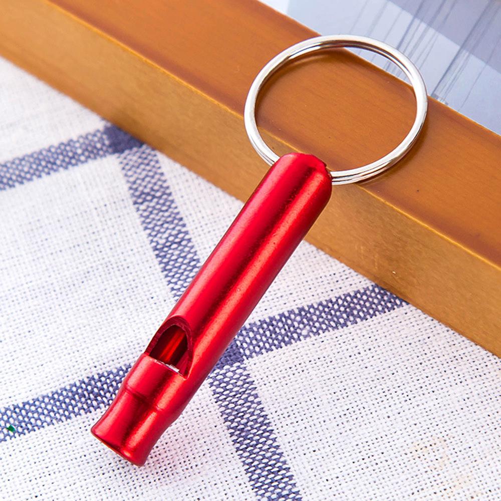 Outdoor Metal Multifunction Whistle Pendant With Keychain Keyring For Outdoor Survival Emergency Mini Size Whistles Team Gifts