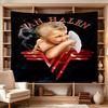 Elvis Presley Performance Polyester Wall Hanging Tapestry, Aesthetic Home Decor for Bedroom Dorm Photo Backdrop,Perfect Gift
