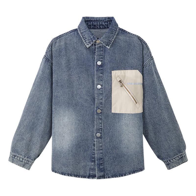 Boy s 2025 Autumn Fashion Denim Jacket 110