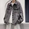 Men's 8007 Denim Workwear Jacket: New Spring/Autumn Casual Fashion Top, Cotton