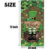 St Patricks Day Decorations Irish Shamrock Door Cover Saint Patricks Day Front Porch Welcome Sign St. Patrick's Day Decorations for Home Party