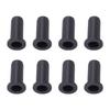 8PCS Oar Lock Socket Insert Nylon 1Celsius2 Inch Protective Sleeve Oar Lock Socket Bushing for Boat Hardware