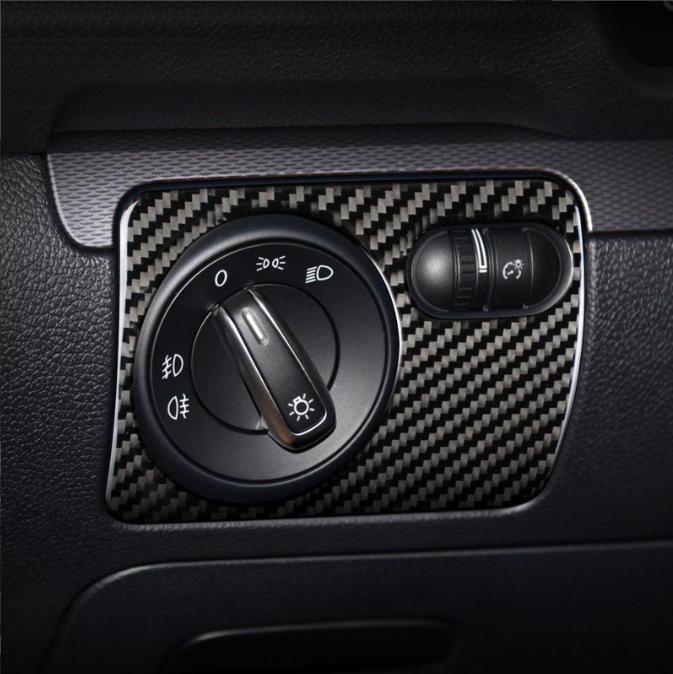 Volkswagen Scirocco Interieur Kohlefaser Konsole, Schalthebelrahmen, Türgriff & Luftausströmer Aufkleber Zubehör