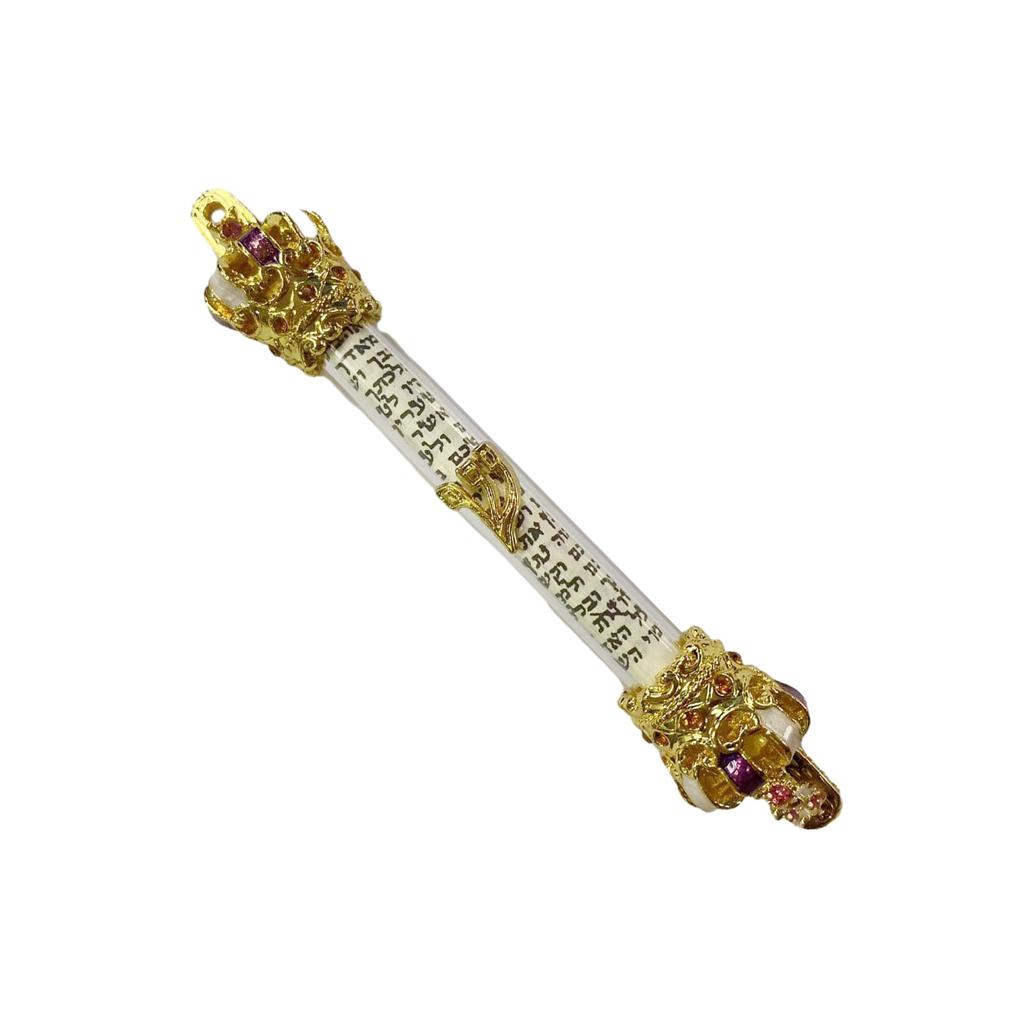 Mezuzah Door Jewish Metal Mezuza Gift Religious Scroll Home Mitzvah Judaica Israel Jerusalem Wedding Outdoor Case