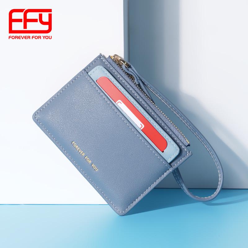 Japanese & Korean-Inspired Short PU Wallet: Solid Color, Casual Style, Small Card Holder