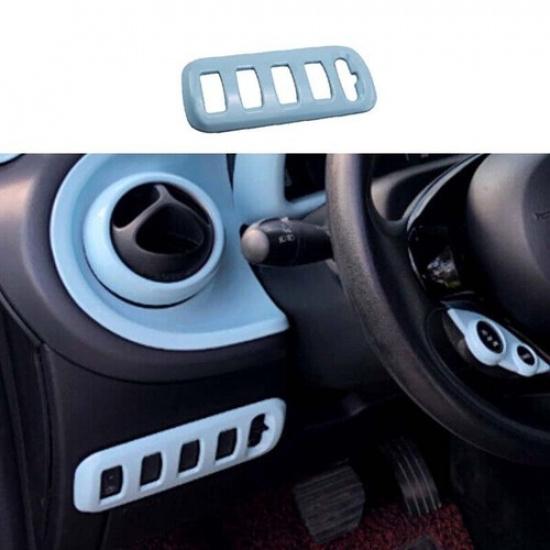 2015- Iight Blue Frame Trim Headlight Switch Control For Benz Smart Fortwo