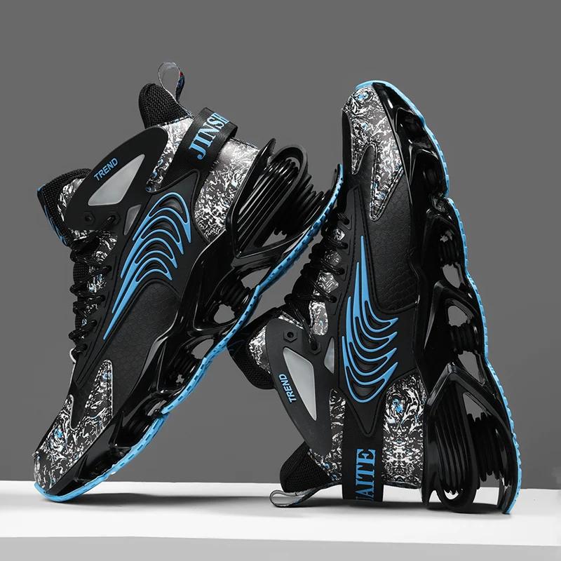 Herresko Joggesko Herre tenis Luksussko Herre casual Trainer Race Pustende mote loafers løpesko for menn