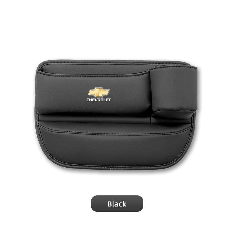 

PU Leather Car Seat Storage Bag Multifunctional Gap Organizer Box For Chevrolet Equinox Trailblazer Bolt Spark Tahoe Z71 Aveo SS