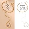 Unique Women Multilayer Rings Chain with Finger Linked Bracelet Stylish Chain Bracelet Suitable for a Fashionable Look