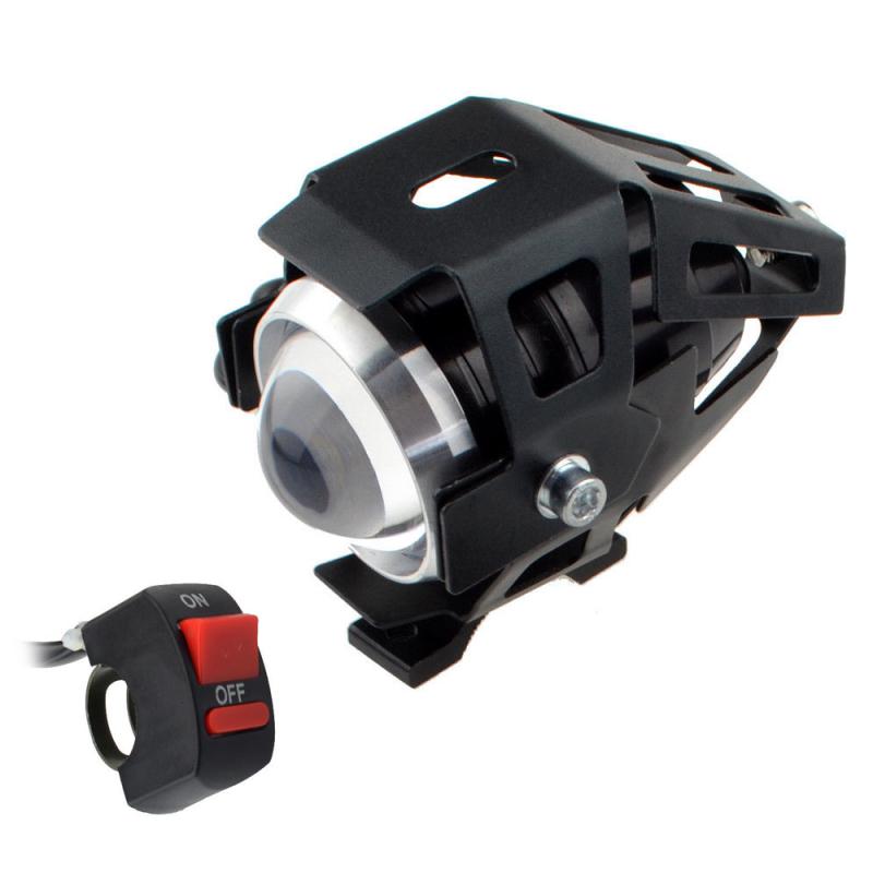 Motorradscheinwerfer Modus LED U5 Nebel Fahrlicht Auto Tagfahrlicht mit Schalter Motorräder Fahrräder Licht