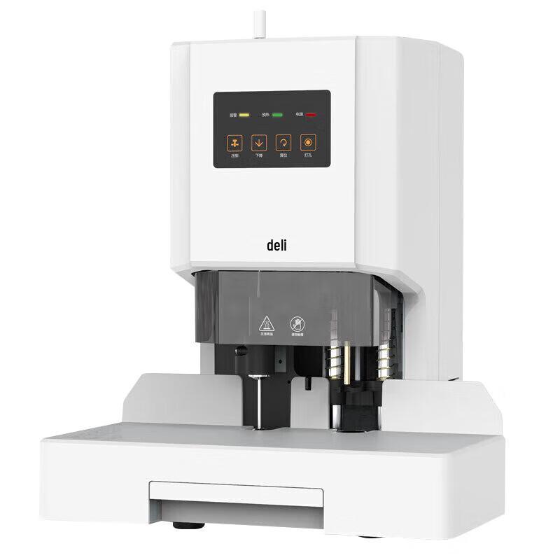 Deli Financial Voucher Binding Machine CN plug (adapter included)