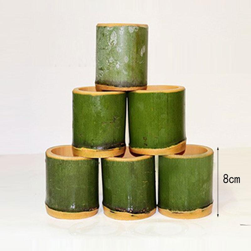 Natural Bamboo Cup Home Decoration Keys Pens Storage Creative Handmade Crafts