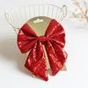 Cartoon Sparkling Glitter Christmas Bow DIY Merry Christmas Decorations  Home Xmas Decor
