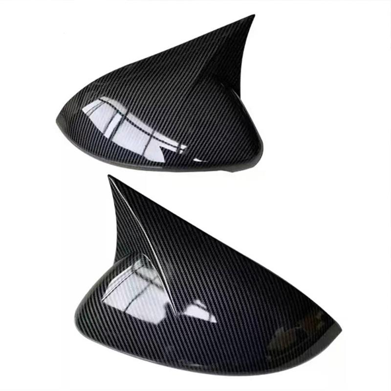 Capace de acoperire pentru oglindă retrovizoare laterală pentru mașină, ornamente pentru carcasă, stil corn de boi pentru Volkswagen VW Polo MK5 6R 6C 2009-2017 Accesorii