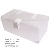Storage Box Dust-proof Visible Plastic Large Capacity Face Cover Container for Dorm