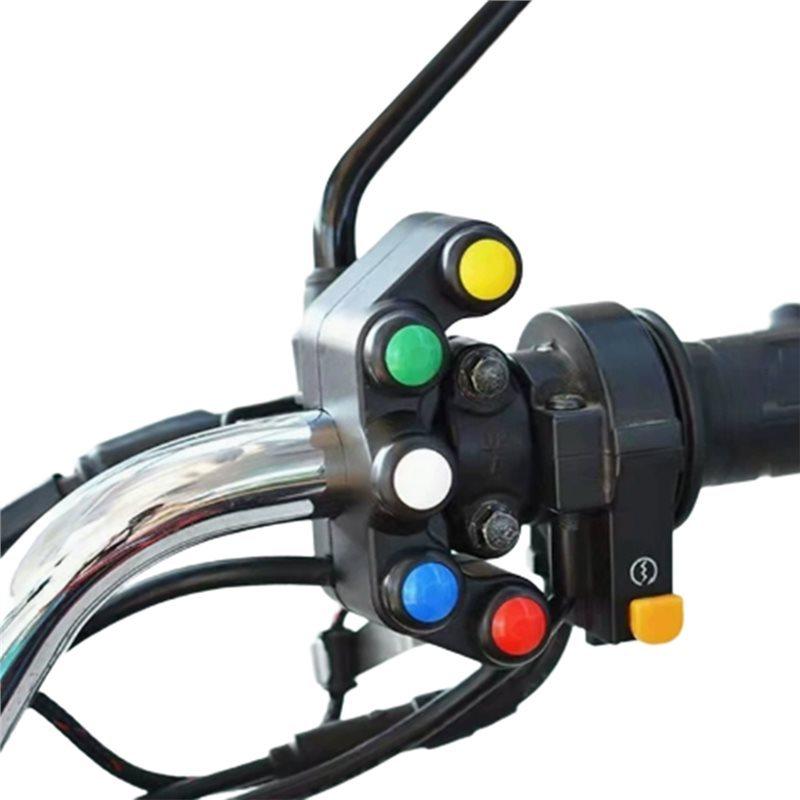 Motorcycle For Turn Signals, Horn Headlights Five-Position Handlebar Switch Electric Vehicle Modification
