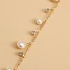 Europe, America, Spice Girl, fringed imitation pearl zircon pendant, waist chain, belt, small fragrant style metal waist chain for women