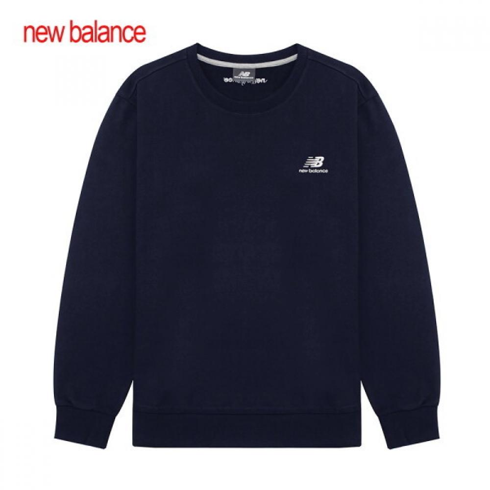 

New Balance Basic Small Logo Sweatshirt French Terry Long Sleeve Tee Nbncd11013 59 NBNCD1101359/L (measured 100)