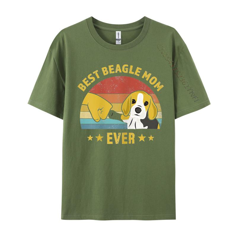 

Mens Humor TShirt Best Beagle Mom Ever T Shirt Prevailing Man Tops Tees Luxury T Shirt Men High Quality 4XL