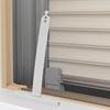 8Pcs Roller Shutter Spring Replacement Stainless Steel White Coated Slat Hanger for Window Security Shutter Curtain Repair Kit