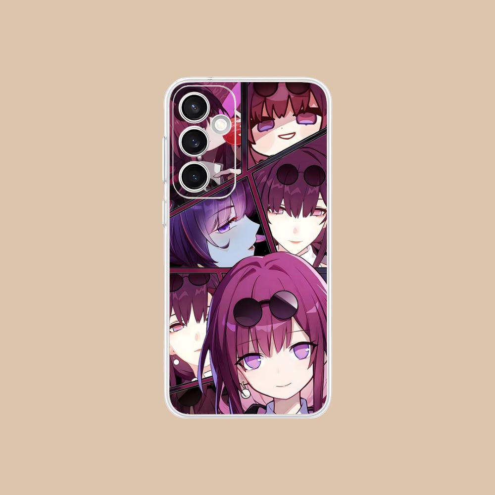Honkai Star Rail Kafka Phone Case for Samsung Galaxy S25 S24 S23 S22 S21Plus FE Ultra Clear Colorful Cover Luxury Cellphones