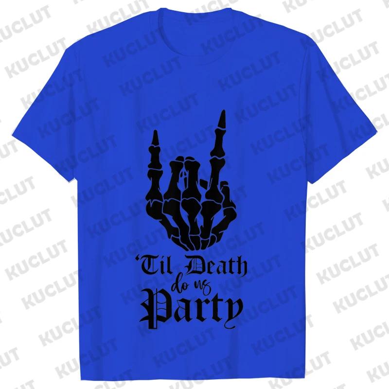 

Панк-рок девичник блузка Команда невесты или умри футболка Девичник Свадьба EVJF Футболки Прощание с холостой жизнью Графические топы с черепом 4XL