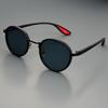 Metal Anti-Blue Light Glasses Women Men Vintage Round Frame Eye Protection Ultra Light Eyeglasses