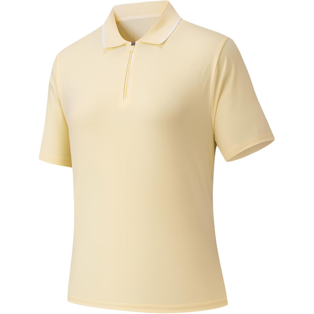 Anta Loose Fit Breathable Solid Color Short Sleeve Polo Shirt Women tops 162627122-2 XS