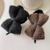 Simple Fabric Bowknot Hair Clip Sweet Temperamental Updo Hairpin Hair Claw Clip Headwear Hair Clip Hair Accessory for Women