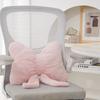 Simple Bow Pink Sofa Pillow Office Desk Chair Soft and Comfortable Waist Support Master Bedroom Bedside Decoration