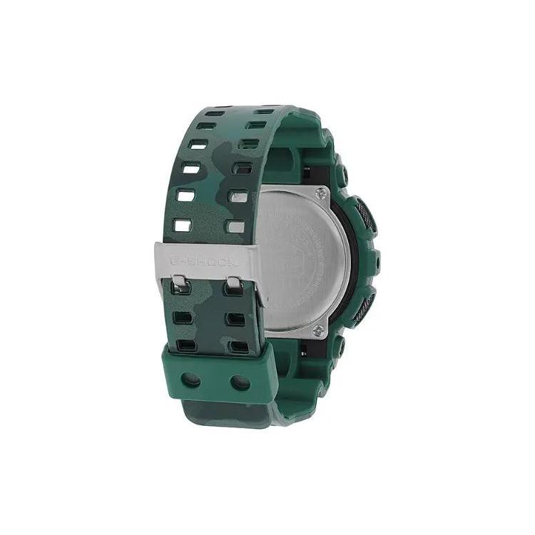 CASIO Men Liquid Crystal/Analog Dual Display Series Green Watch GA-110CM-3 GA-110CM-3