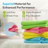 Microfiber Cleaning Towels for Dishes Kitchen Bathroom Absorbent Durable Household Wipes Multipurpose Cleaning Cloths