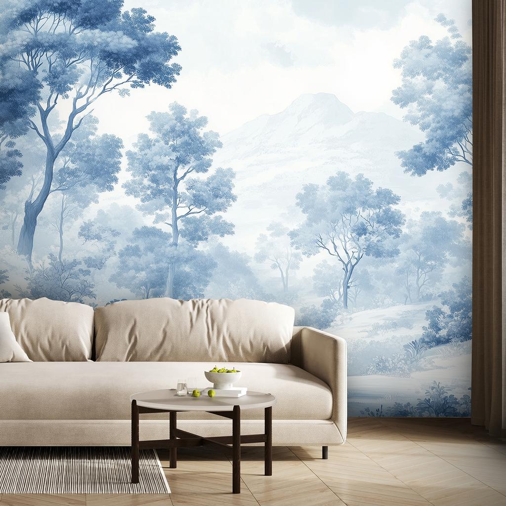 Wallpaper Road through the forest