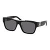 Temple Logo Square Sunglasses Women's Black