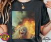 Everything Is Fine Meme Shirt, Chaotic Graphic Tee, Disaster Girl Aesthetic, Unbothered Chaos Meme, Funny Humor Shirt, Vintage 90s Doll Face