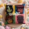 G-GorillazS Band Cushion Cover Home & Car Multi-Scene Pillow Cover - Reversible, Soft & Durable for Daily Use
