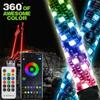 LED Whip Light With App Remote Control Spiral RGB Chasing Music Whip Light for UTV ATV RZR Can-Am SXS Polaris Amagi