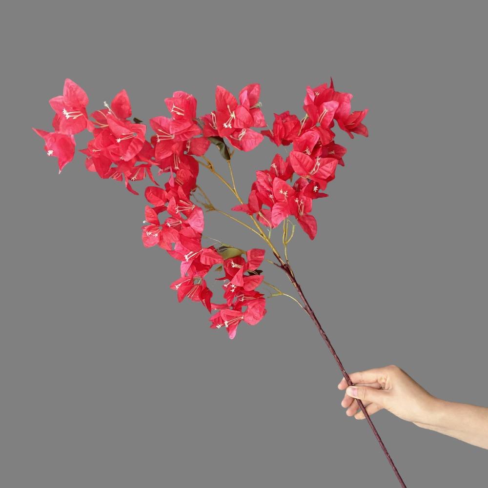 76cm Simulation Flower Real Touch Silk Flower Lifelike Fake Bougainvillea Spectabilis  Home