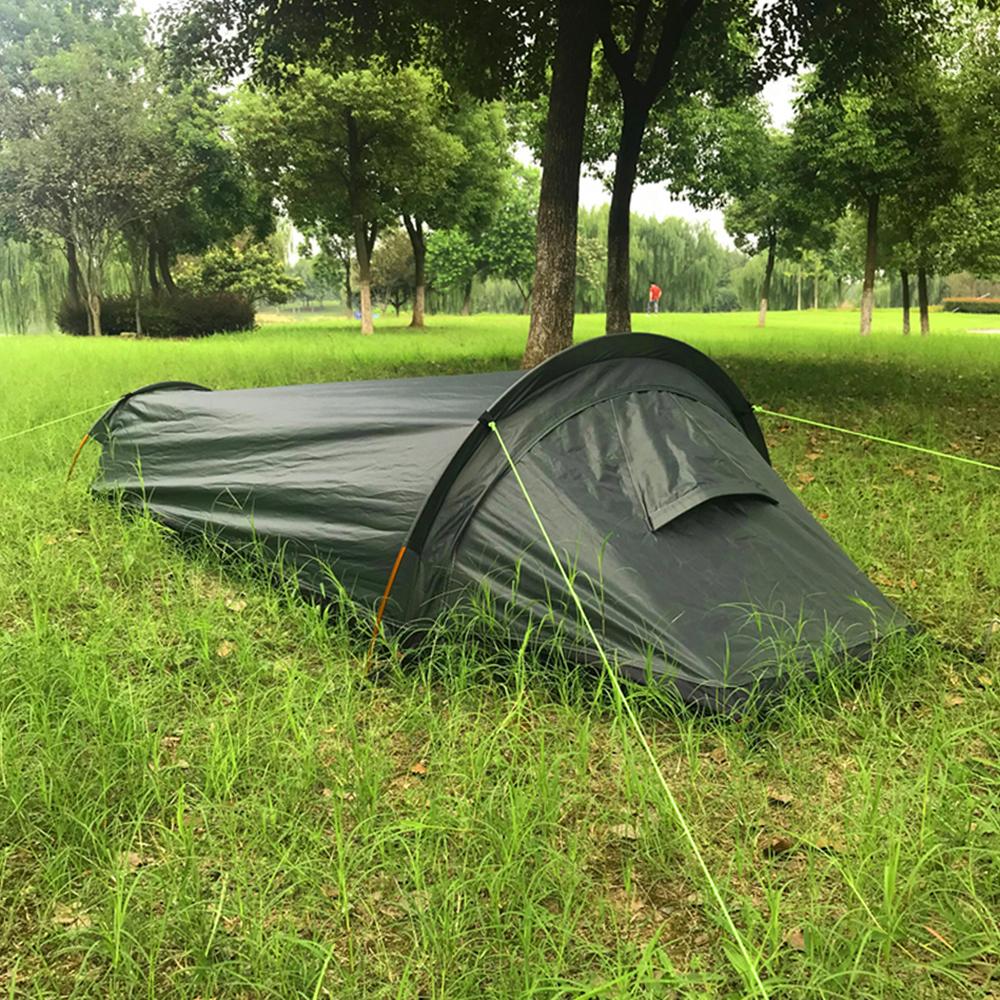 Tenda da Zaino Outdoor Alta Qualità Campeggio Sonno Confortevole Sacco a Pelo Tenda Leggera Singola Persona