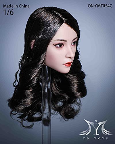 scale action figure compatible with TBLeague body YMTOYS YMT054C female college student style Asian beauty female head and clothes not [TOYBARJAPAN]