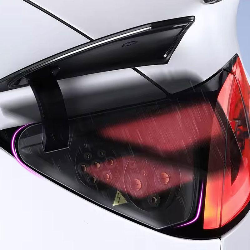 Car Plug Rainproof Protection Cap Charger Port Dustproof Cover Auto Accessories for Tesla Model 3 Y Highland Juniper -2025