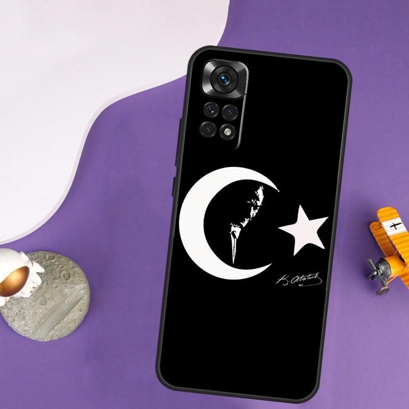 

Mustafa Kemal Ataturk Case For Xiaomi Redmi Note 13 Pro 14 12 9 10 11 Pro 10S 11S 12S Redmi 10C 13C 14C 12C Cover Redmi Note 11 Pro