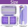 Khanka Storage Case for Anbernic RG Cube and Unisoc T820 Handheld Game Consoles, Papple (Case Only)