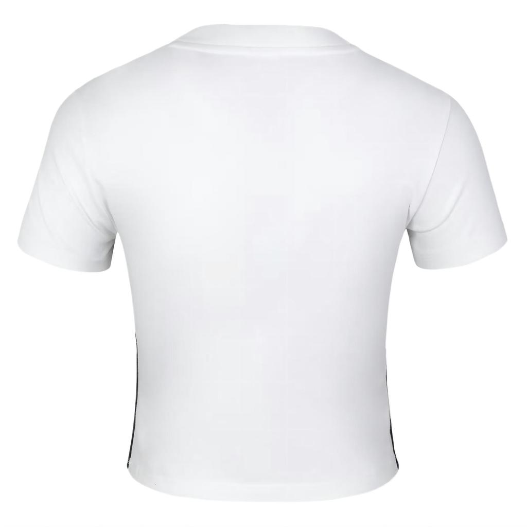 Adidas Comfortable Skin-Friendly Soft Versatile Short Sleeve T-Shirt Women Tops White JY8571