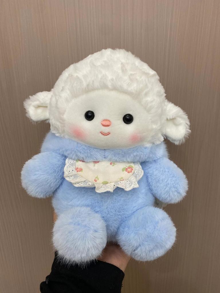 Cute Lamb Plush Doll With Sleep Hat For Kids And Baby Bedtime Comfort