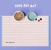 Cat & Dog Feeding Mat: Absorbent, Non-Slip Placemat - Easy Clean, Stain Resistant with Cartoon Design