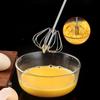 Stainless Egg Beater Semi-Automatic Egg Tools Manual Mixer for Egg Stiring Cream Whisk Baking Tools Kitchen Accessories